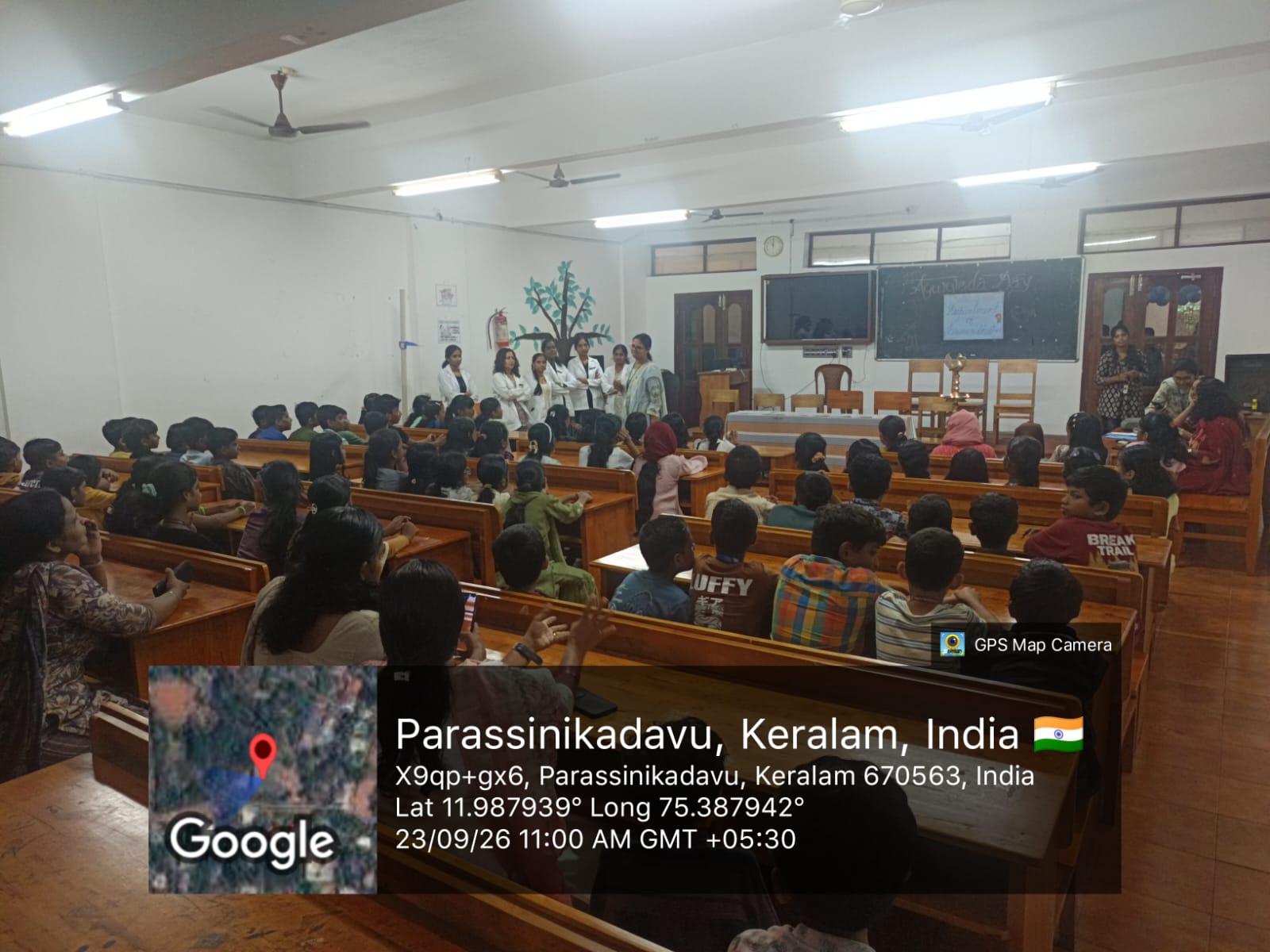 Awareness class by Dr. Aparna T. P for schoolchildren